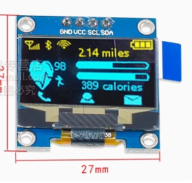 0.96 OLED display module 12864